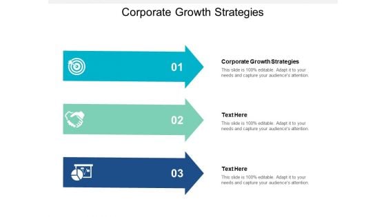 Corporate Growth Strategies Ppt PowerPoint Presentation Gallery Clipart Cpb