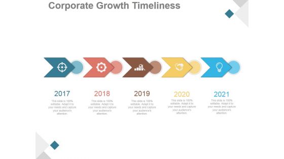 Corporate Growth Timeliness Ppt PowerPoint Presentation Example