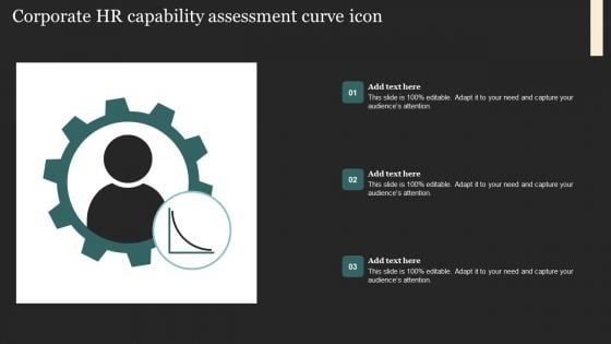 Corporate HR Capability Assessment Curve Icon Pictures PDF