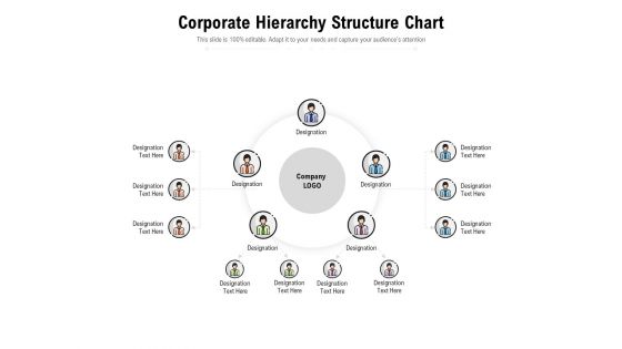 Corporate Hierarchy Structure Chart Ppt PowerPoint Presentation Infographic Template Skills