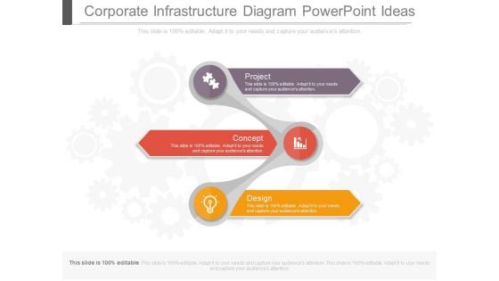 Corporate Infrastructure Diagram Powerpoint Ideas