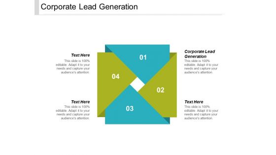 Corporate Lead Generation Ppt PowerPoint Presentation Professional Display Cpb