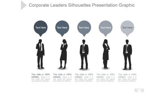 Corporate Leaders Silhouettes Ppt PowerPoint Presentation Slide