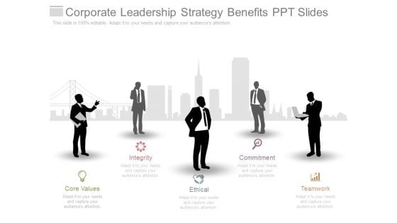 Corporate Leadership Strategy Benefits Ppt Slides