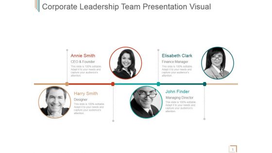 Corporate Leadership Team Ppt PowerPoint Presentation Inspiration