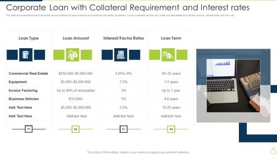 Corporate Loan With Collateral Requirement And Interest Microsoft PDF