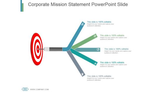 Corporate Mission Statement Powerpoint Slide