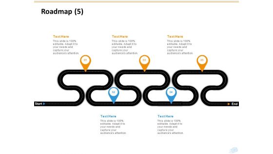 Corporate Occasion Videography Proposal Roadmap Five Steps Ppt Model Outline PDF