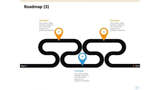 Corporate Occasion Videography Proposal Roadmap Three Steps Ppt Styles Elements PDF