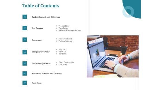 Corporate PPT Design Table Of Contents Ppt Model Objects PDF