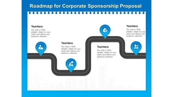 Corporate Partnership Roadmap For Corporate Sponsorship Proposal Topics PDF