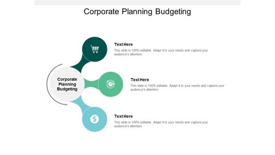 Corporate Planning Budgeting Ppt PowerPoint Presentation Model Display Cpb