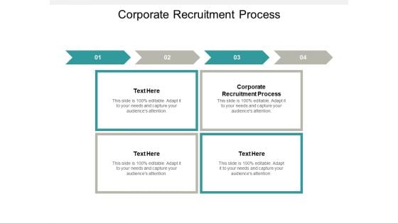 Corporate Recruitment Process Ppt PowerPoint Presentation Slides Example Topics Cpb