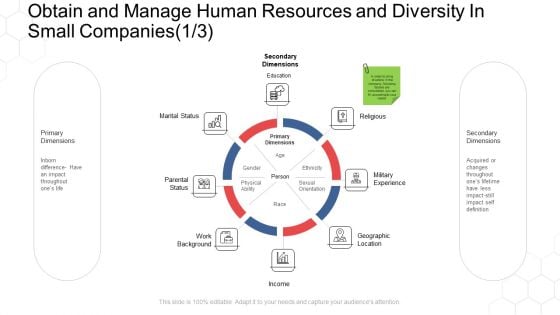 Corporate Regulation Obtain And Manage Human Resources And Diversity In Small Companies Ethnicity Ppt Visual Aids Model PDF