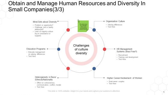 Corporate Regulation Obtain And Manage Human Resources And Diversity In Small Companies Systems Ppt Styles Layouts PDF