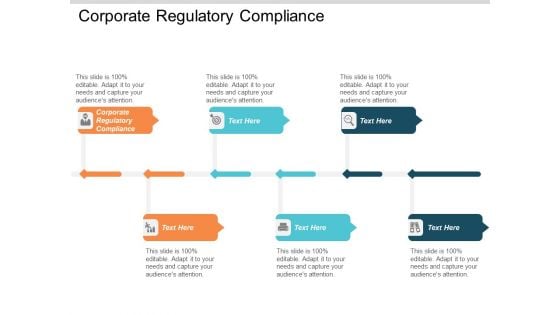 Corporate Regulatory Compliance Ppt PowerPoint Presentation Styles Backgrounds Cpb