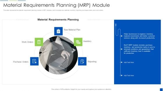 Corporate Resource Planning Material Requirements Planning MRP Module Portrait PDF