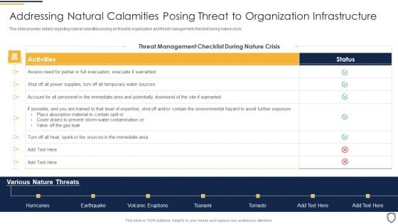 Corporate Security And Risk Management Addressing Natural Calamities Posing Threat Information PDF Corporate Security And Risk Management Addressing Natural Calamities Posing Threat Information PDF