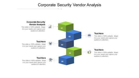 Corporate Security Vendor Analysis Ppt PowerPoint Presentation Infographic Template Information Cpb Pdf