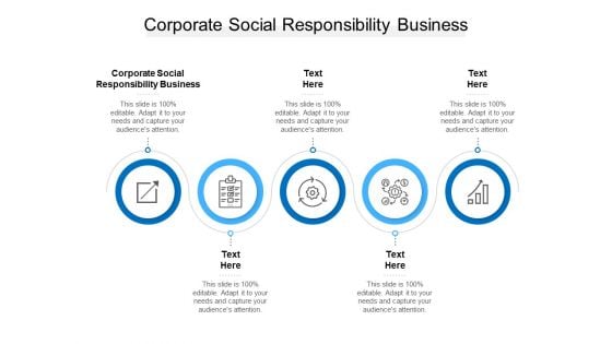 Corporate Social Responsibility Business Ppt PowerPoint Presentation Layouts Objects Cpb
