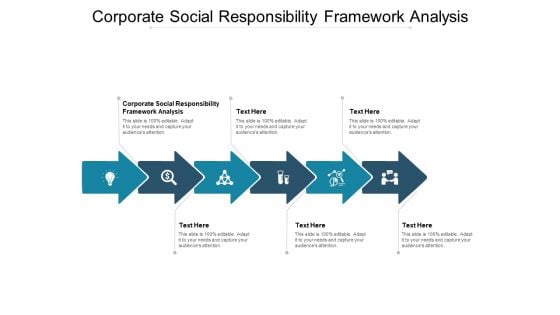 Corporate Social Responsibility Framework Analysis Ppt PowerPoint Presentation Outline Slide Portrait Cpb