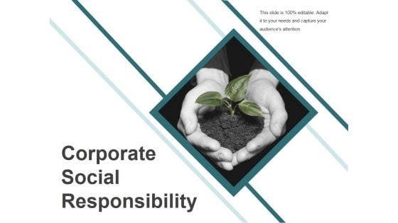 Corporate Social Responsibility Ppt PowerPoint Presentation Infographics Professional