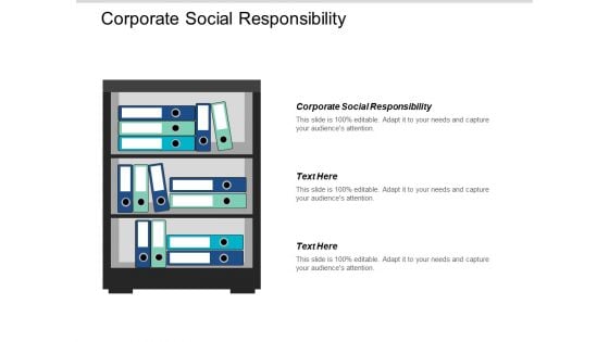 Corporate Social Responsibility Ppt PowerPoint Presentation Portfolio Design Inspiration Cpb