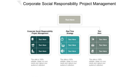 Corporate Social Responsibility Project Management Real Time Strategy Ppt PowerPoint Presentation Outline Example File