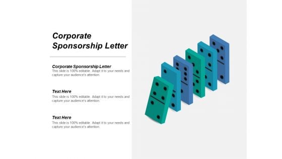 Corporate Sponsorship Letter Ppt PowerPoint Presentation Inspiration Information Cpb