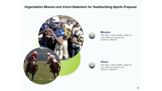 Corporate Sports Team Engagement And Learning Proposal Ppt PowerPoint Presentation Complete Deck With Slides