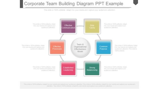 Corporate Team Building Diagram Ppt Example