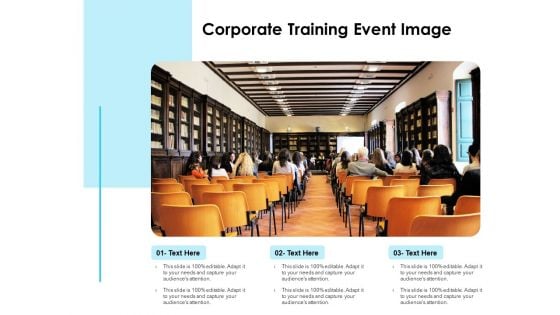 Corporate Training Event Image Ppt PowerPoint Presentation Inspiration Images PDF