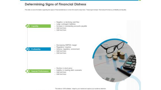 Corporate Turnaround Strategies Determining Signs Of Financial Distress Designs PDF