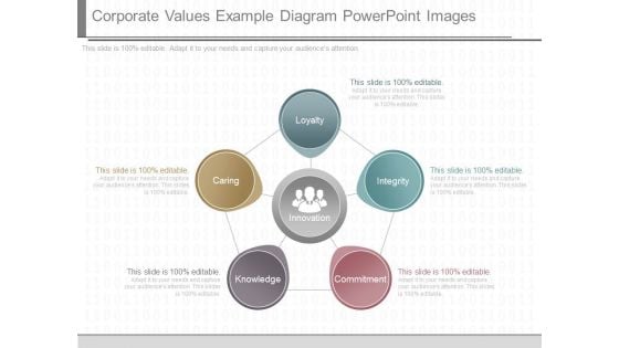 Corporate Values Example Diagram Powerpoint Images