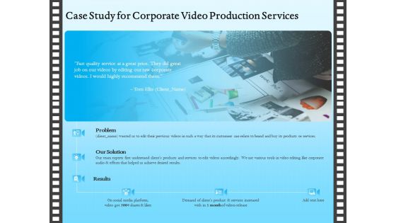 Corporate Video Case Study For Corporate Video Production Services Rules PDF