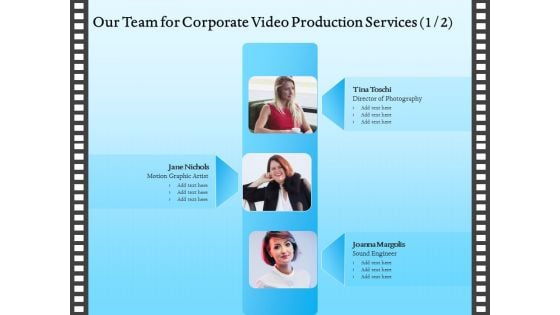 Corporate Video Our Team For Corporate Video Production Services Director Designs PDF Corporate Video Our Team For Corporate Video Production Services Director Designs PDF