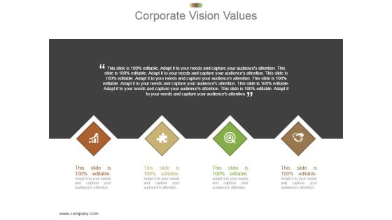 Corporate Vision Values Powerpoint Slide Background Image