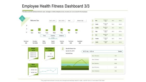 Corporate Wellness Consultant Employee Health Fitness Dashboard Information PDF