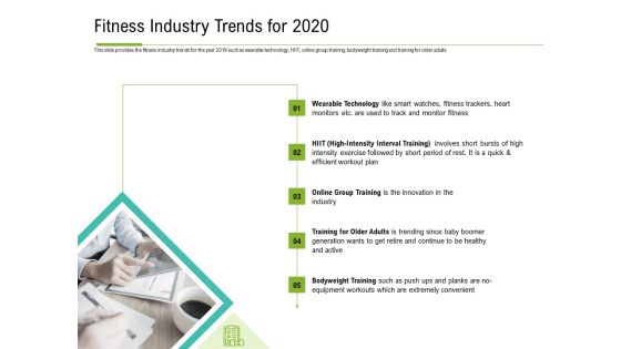 Corporate Wellness Consultant Fitness Industry Trends For 2020 Structure PDF