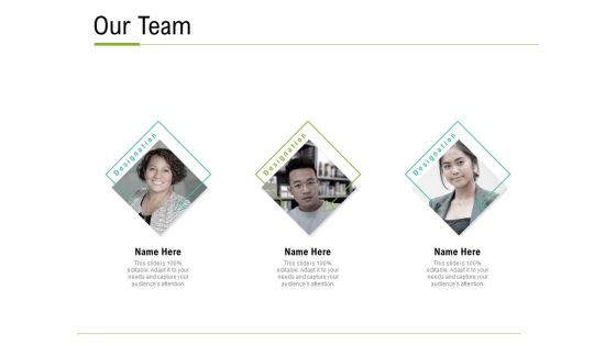 Corporate Wellness Consultant Our Team Mockup PDF
