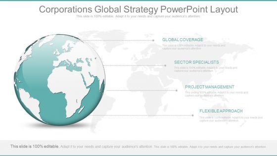 Corporations Global Strategy Powerpoint Layout