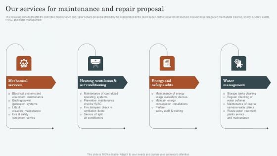 Corrective Maintenance And Repair Service Our Services For Maintenance And Repair Clipart PDF Corrective Maintenance And Repair Service Our Services For Maintenance And Repair Clipart PDF