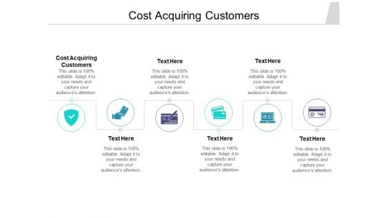 Cost Acquiring Customers Ppt PowerPoint Presentation Diagram Graph Charts Cpb Pdf