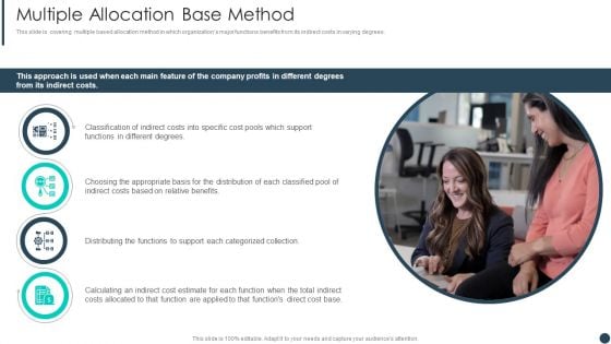 Cost Allotment Technique Multiple Allocation Base Method Structure PDF