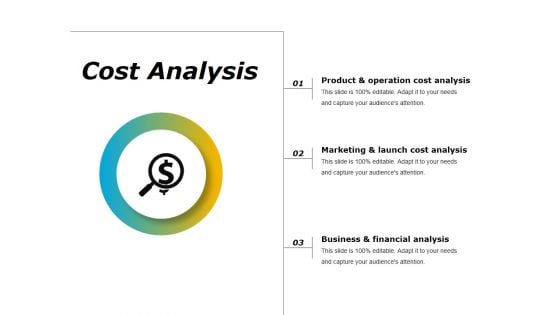 Cost Analysis Ppt PowerPoint Presentation Inspiration Aids