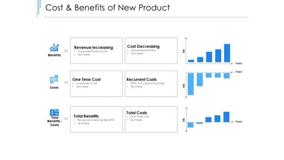 Cost And Benefits Of New Product Ppt PowerPoint Presentation Gallery Summary