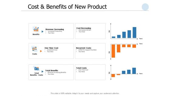 Cost And Benefits Of New Product Ppt PowerPoint Presentation Gallery Visual Aids