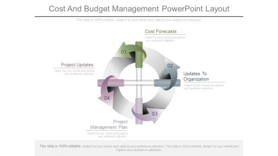 Cost And Budget Management Powerpoint Layout