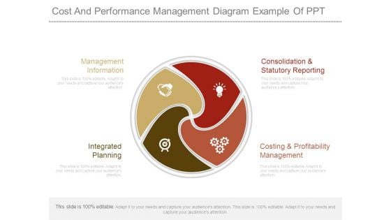 Cost And Performance Management Diagram Example Of Ppt