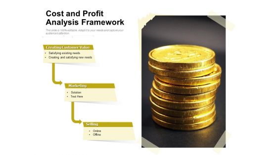 Cost And Profit Analysis Framework Ppt PowerPoint Presentation Gallery Background PDF